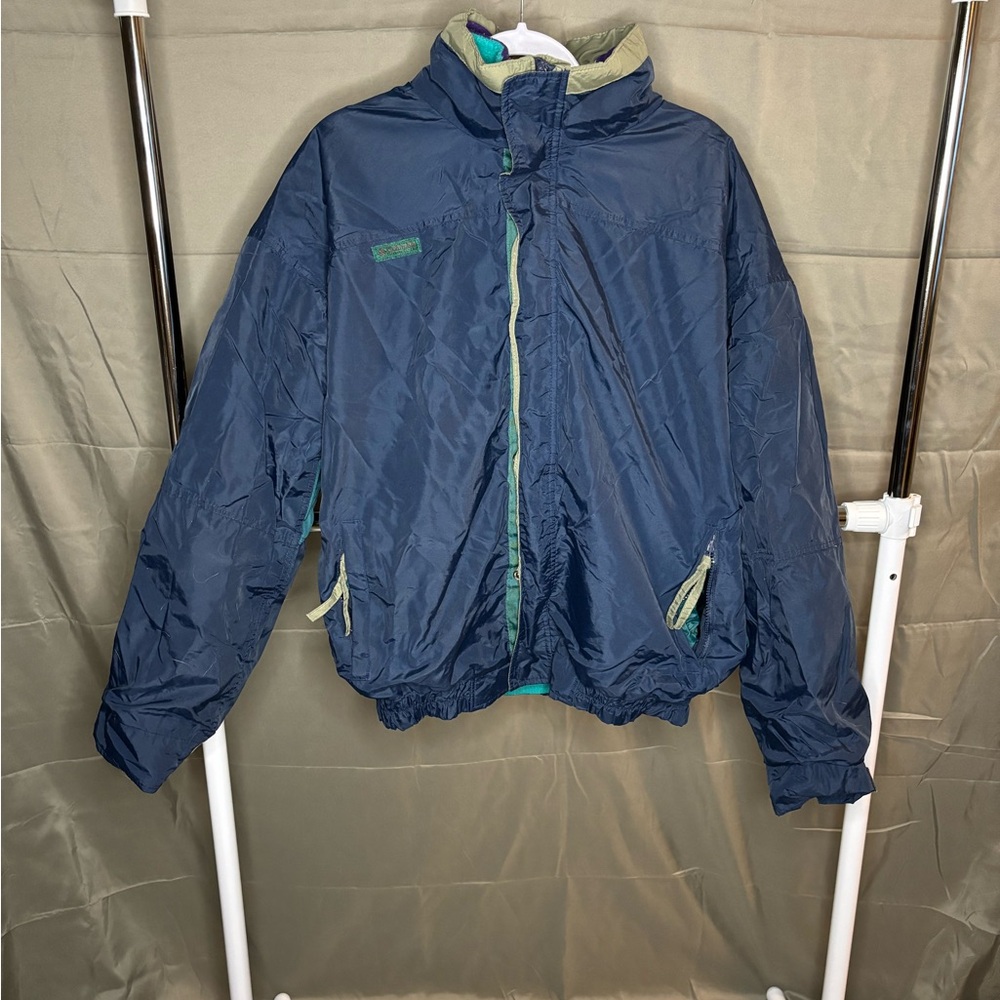 90’s Columbia Navy Blue 2 in 1 Jacket